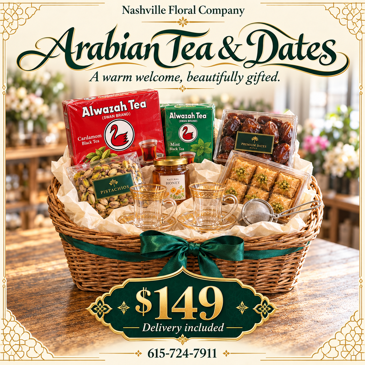 Arabian Tea & Dates — $149, Delivery Included
