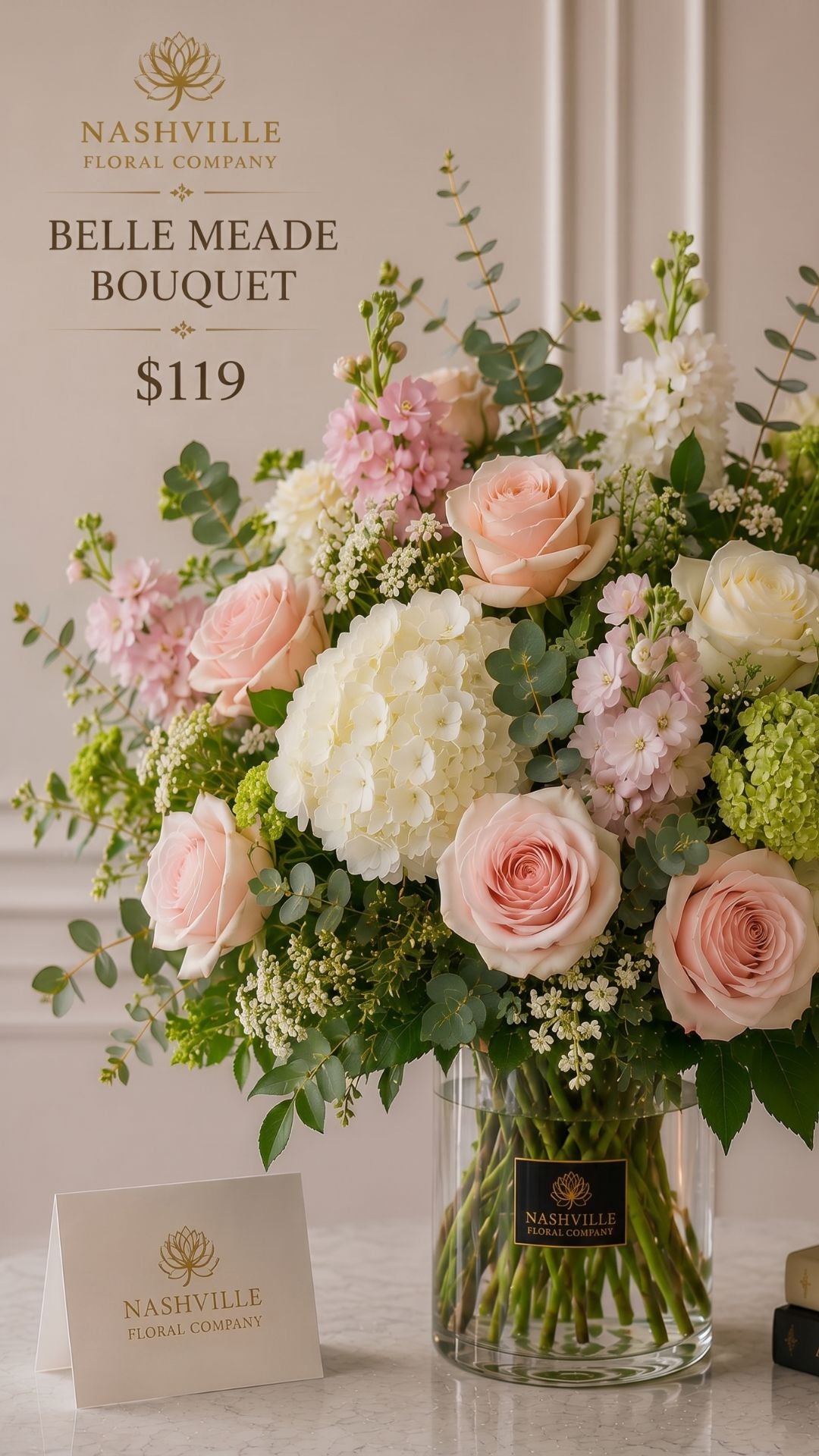 Belle Meade Bouquet ($119)