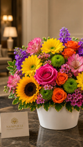 Color Me Happy Birthday Bouquet ($109)