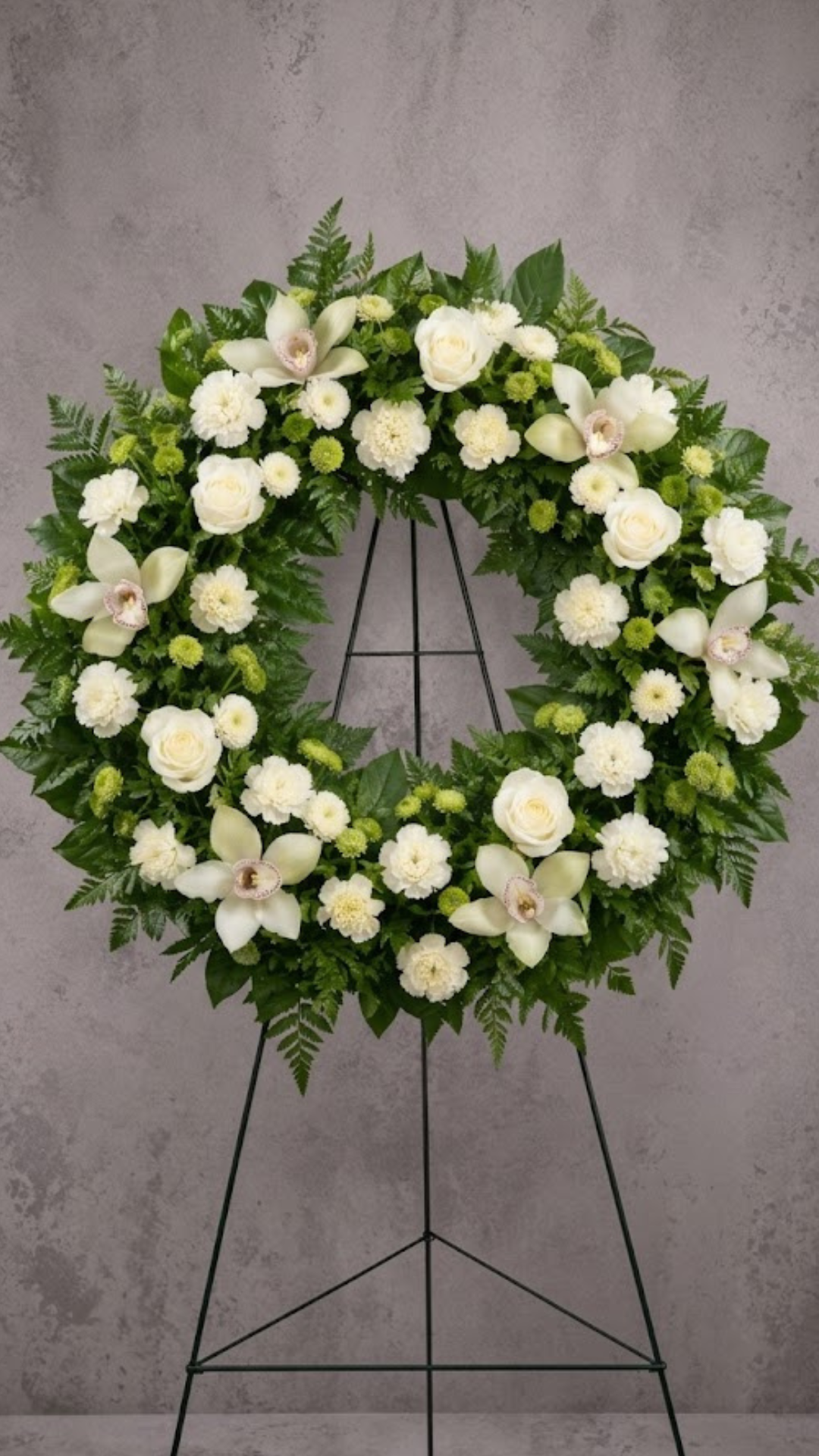 Eternal Grace Sympathy Wreath ($349)