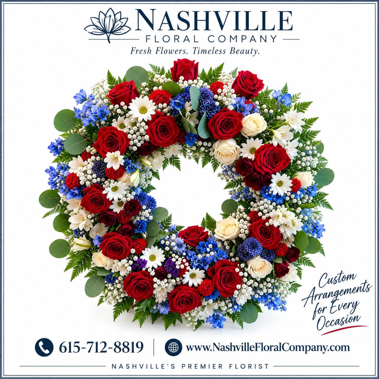 Honor & Legacy Patriotic Wreath