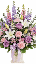 Gentle Remembrance - Memorial Bouquet ($139)